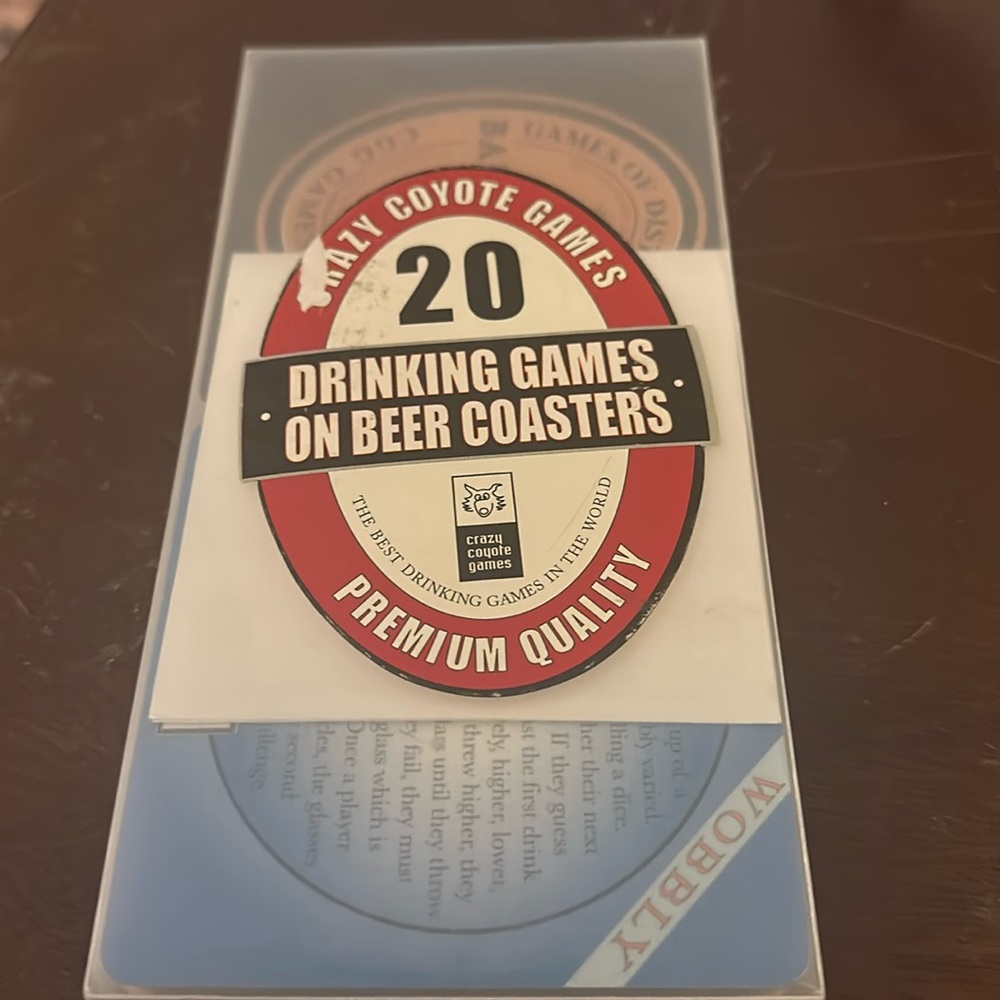 Drinking Games On Beer Coasters